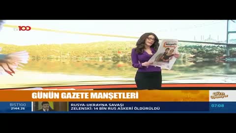 Prof. Dr. Daria Suprun / TV100 - Haber manşetleri okunuyor