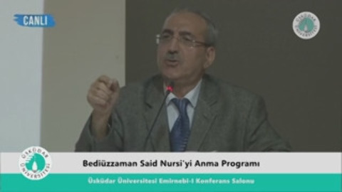 Bediüzzaman Said Nursi'yi Anma Programı Giriş konuşmaları Doç.Dr.Niyazi Beki (29/03/2016)