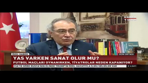 Yas varken sanat olur mu? Prof. Dr. Nevzat Tarhan Habertürk'e değerlendirdi.
