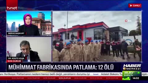 Mühimmat Fabrikasında Patlama l TVNET l Rüştü Uçan