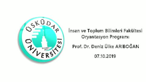 Prof. Dr. Deniz Ülke Arıboğan / İTBF Oryantasyon Proframı
