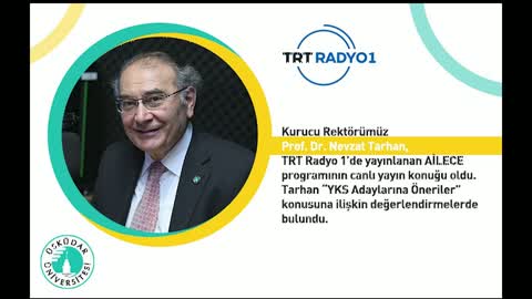 Yks Adaylarına Öneriler | TRT Radyo 1 | AİLECE