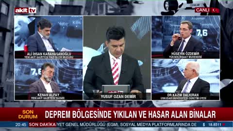 Türkiye'nin yapı stoğu depreme hazır mı? | Akit TV |  Dr. Öğr. Üyesi Kazım Dalkıran