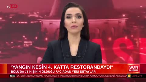 Bolu’da Otel Yangını | TV 100 | Rüştü Uçan