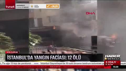 İstanbul'da yangın faciası | TVNET | Dr. Öğr. Üyesi Rüştü UÇAN