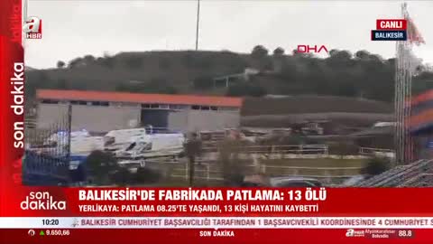 Balıkesir’de Patlayıcı Üretim Fabrikasında Patlama l A HABER l Nuri Bingöl