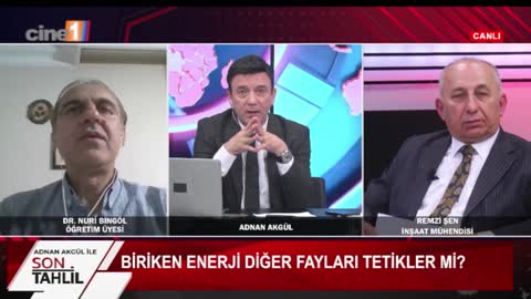 Deprem ve Alınması Gereken Önlemler l CİNE 1 TV l Nuri Bingöl ve Rüştü Uçan