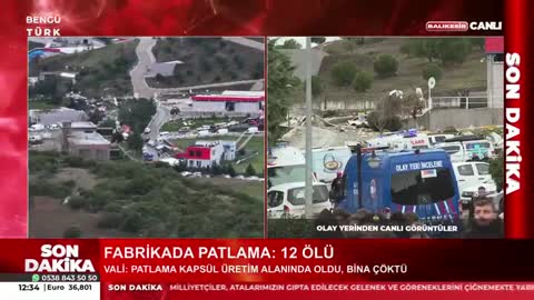 Balıkesir’de Patlayıcı Üretim Fabrikasında Patlama l BENGÜ TÜRK TV l Nuri Bingöl