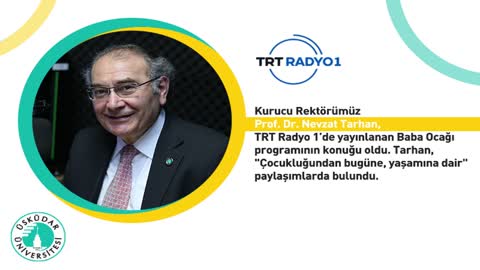 Çocukluğundan Bugüne, Yaşamına Dair 1. Bölüm | TRT Radyo 1 | Prof. Dr. Nevzat Tarhan