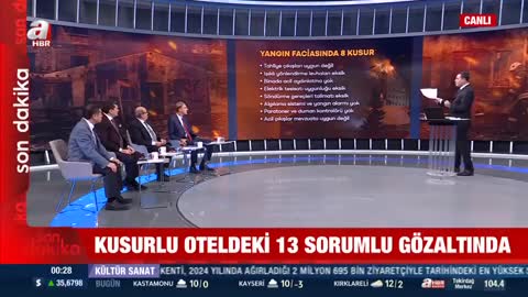 Otel Yangınında “Sorumluluk” Tartışması | A HABER | Nuri Bingöl