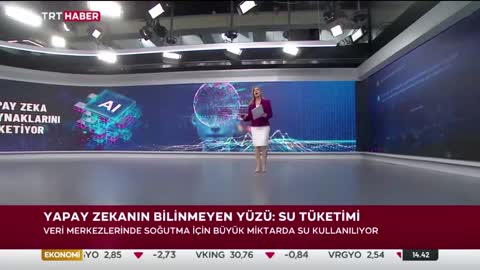 Yapay Zek&acirc; ve Su T&uuml;ketimi | TRT Haber | Dr. &Ouml;ğr. &Uuml;yesi İnci Karakaş