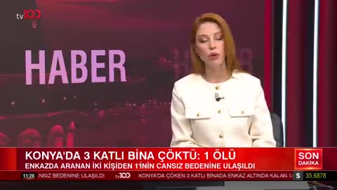 Konya’da 3 Katlı Bina Çöktü |  TV 100 | Nuri Bingöl