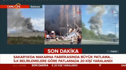 Makarna Fabrikasında meydana gelen patlamada 20 yaralı! l Dr. Nuri Bingöl l KANAL 24 l