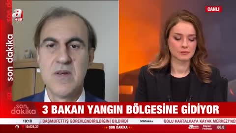 Bolu’da Otel Yangını | A HABER | Nuri Bingöl