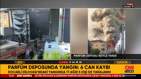Parfüm Deposunda Yangın | CNN TÜRK | Dr. Öğr. Üyesi Nuri Bingöl 